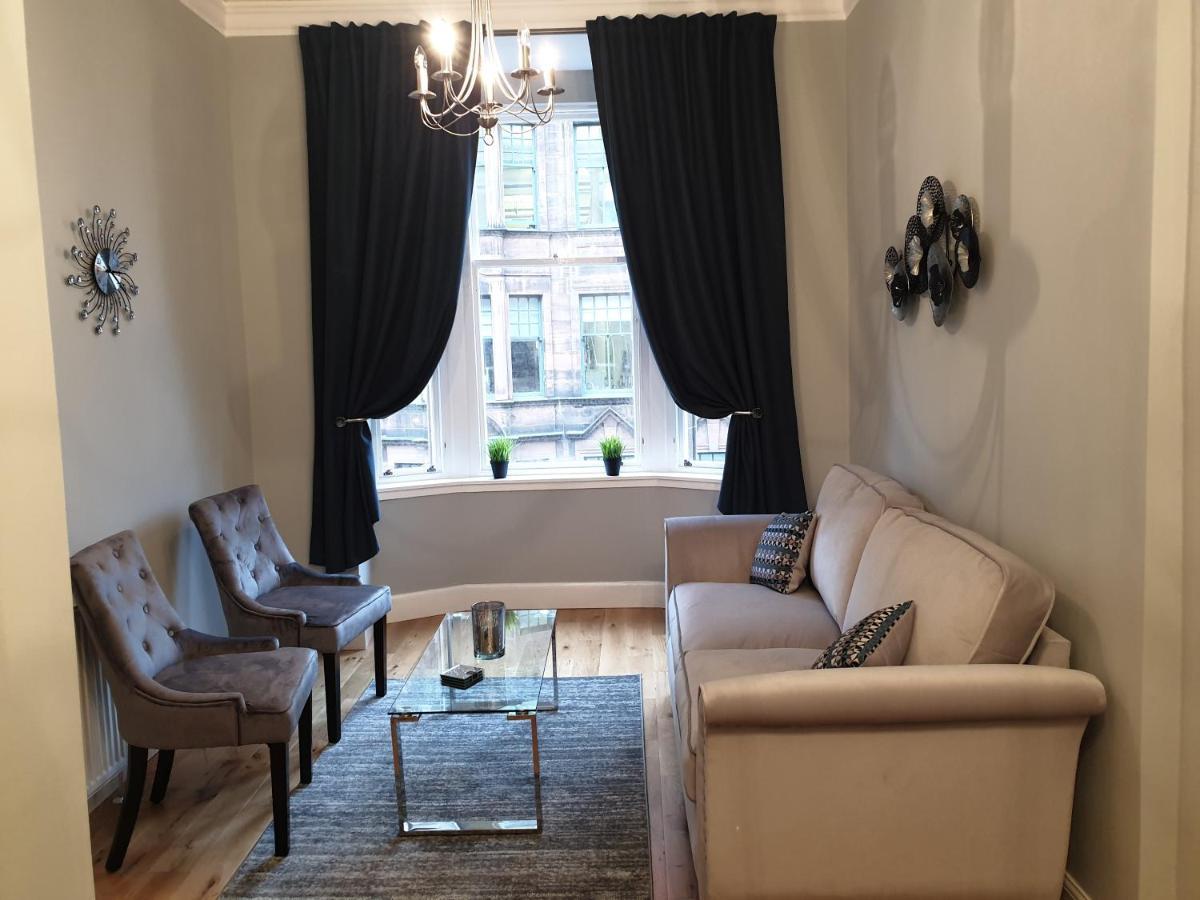 Modern Glasgow City Centre Apartment Bagian luar foto