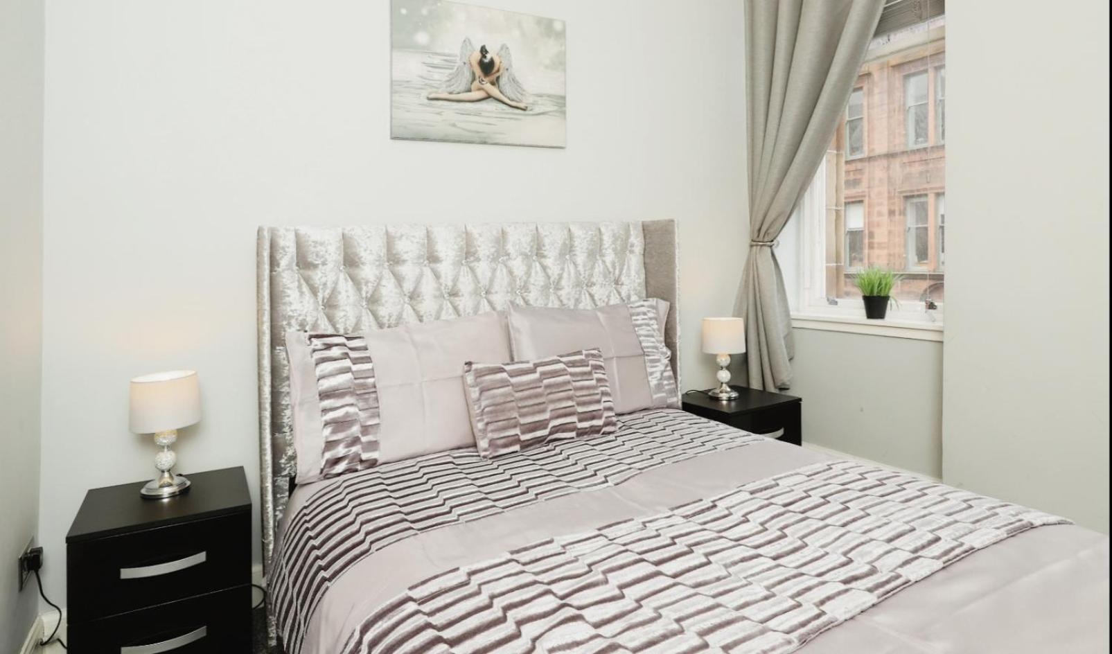 Modern Glasgow City Centre Apartment Bagian luar foto